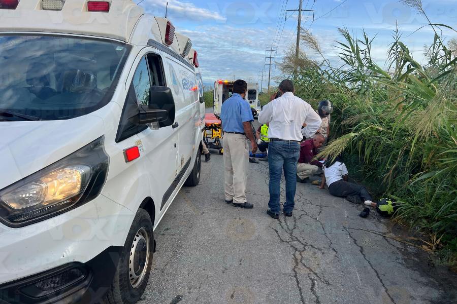 choque de motocicletas en el mante