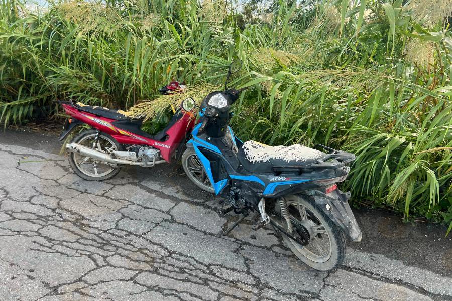 choque de motocicletas en el mante