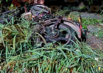 choque de motociclista en el mante