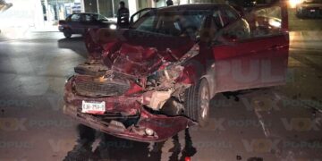 choque en el centro de ciudad victoria