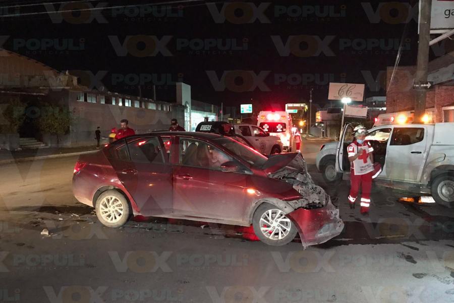 choque en el centro de ciudad victoria