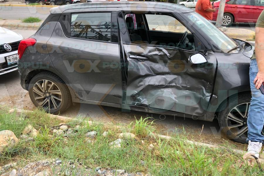 choque lateral hoy en Victoria