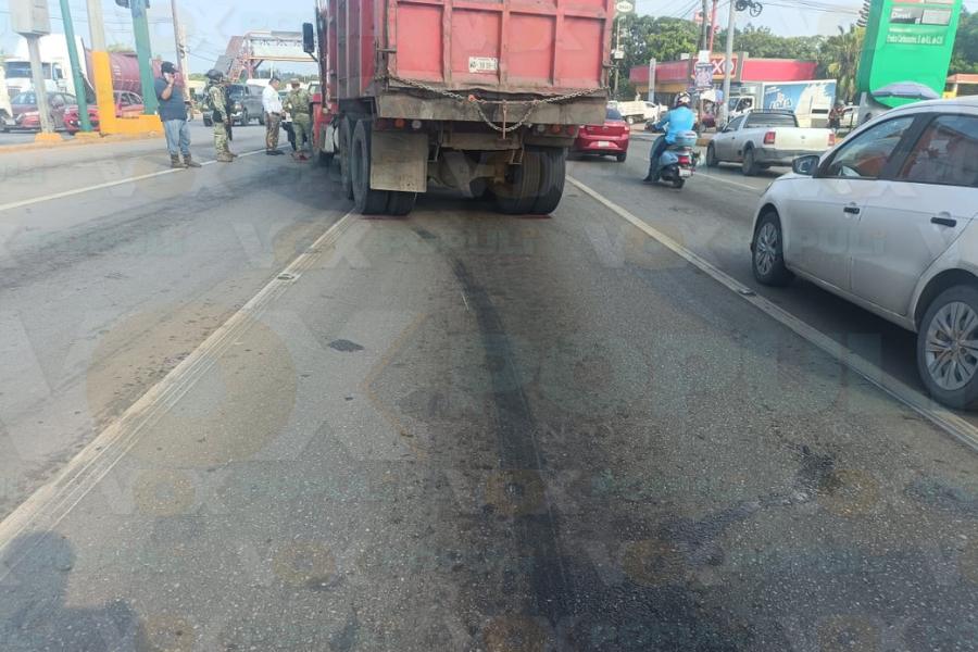 choque múltiple en altamira