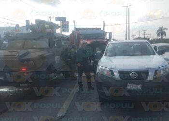 choque múltiple en altamira