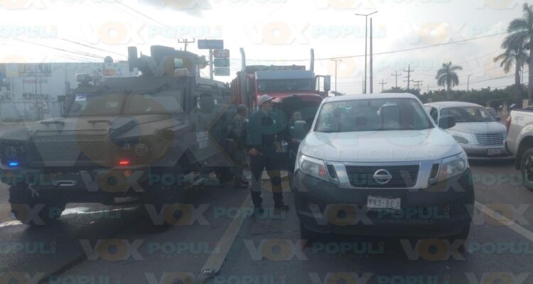 choque múltiple en altamira