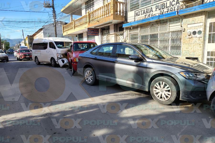 choque múltiple hoy en Victoria