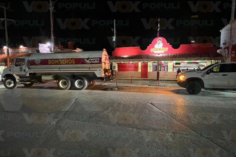 conato de incendio en bodega en mante