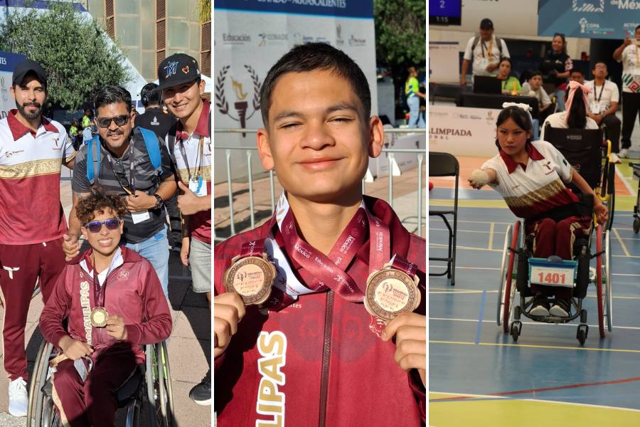 delegación de Tamaulipas en Paralimpiada Nacional