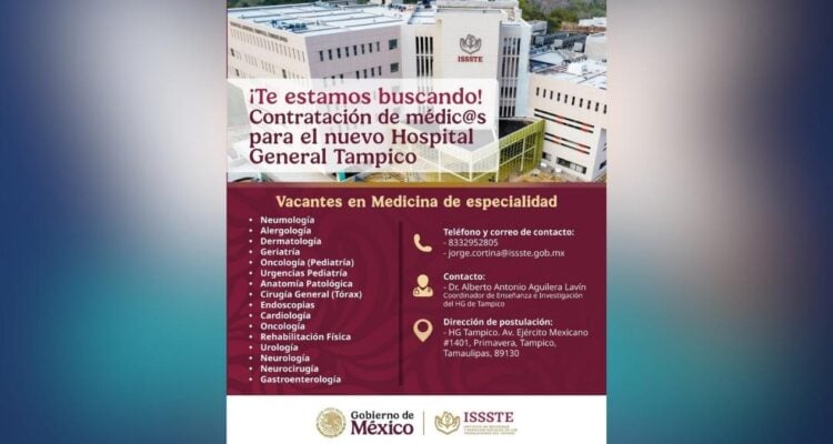 empleo ISSSTE Tamaulipas