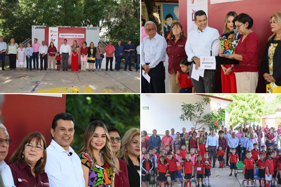 entrega de aula educativa en victoria