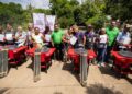 entrega de estufas ecológicas en Llera