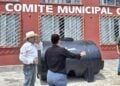 entrega de tinacos en Matamoros