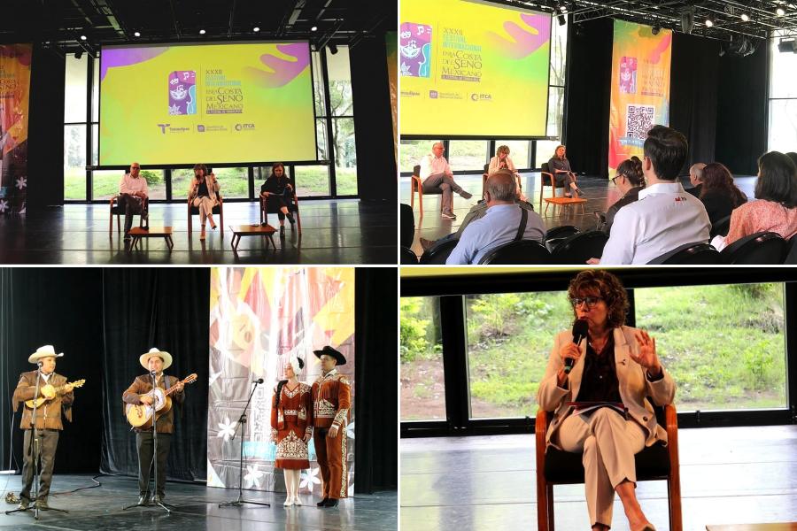 festival en la costa del seno mexicano