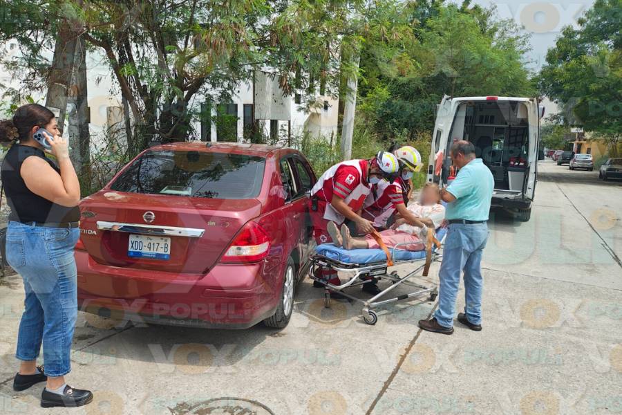 fuerte choque en Victoria hoy