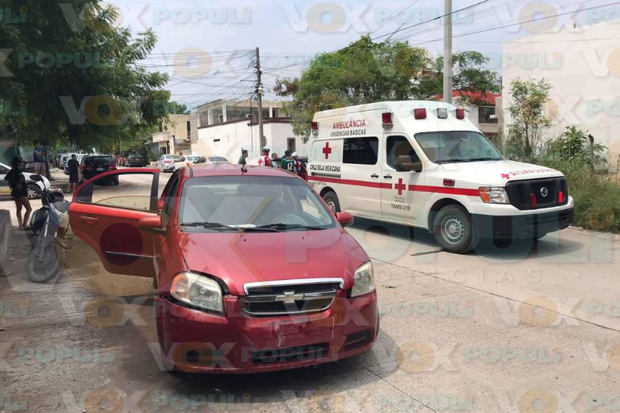 fuerte choque en Victoria hoy