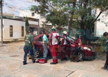 fuerte choque en Victoria hoy