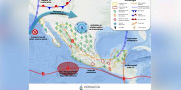 _habrá México fuertes lluvias