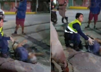 hombre atropellado por tren en Madero