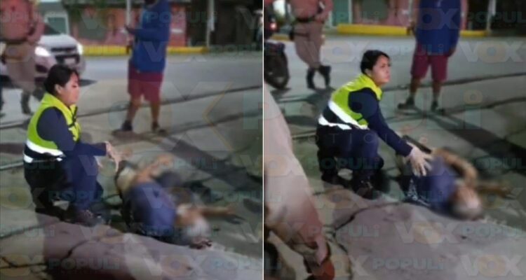 hombre atropellado por tren en Madero
