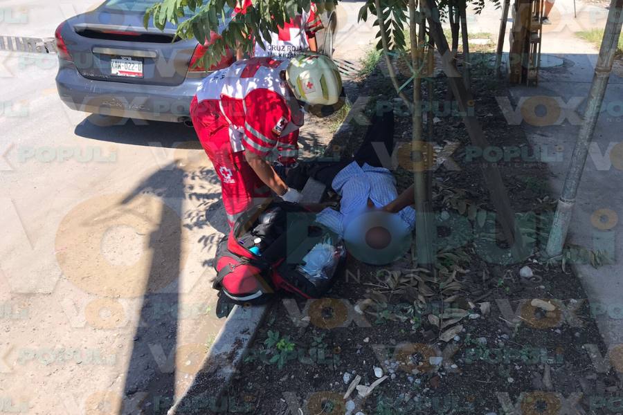 hombre inconsciente en Ciudad Victoria