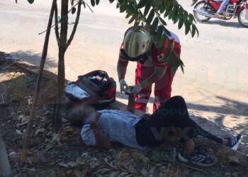 hombre inconsciente en Ciudad Victoria