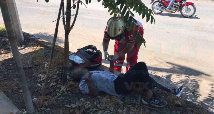 hombre inconsciente en Ciudad Victoria
