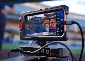 iPhone en transmisión deportiva