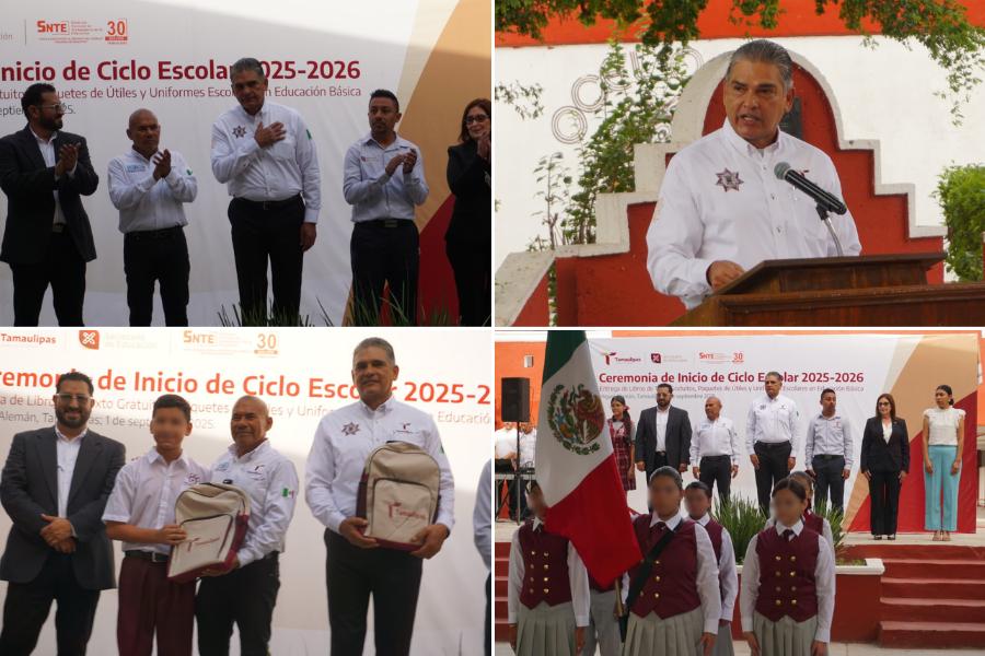 inauguración del ciclo escolar en Tamaulipas