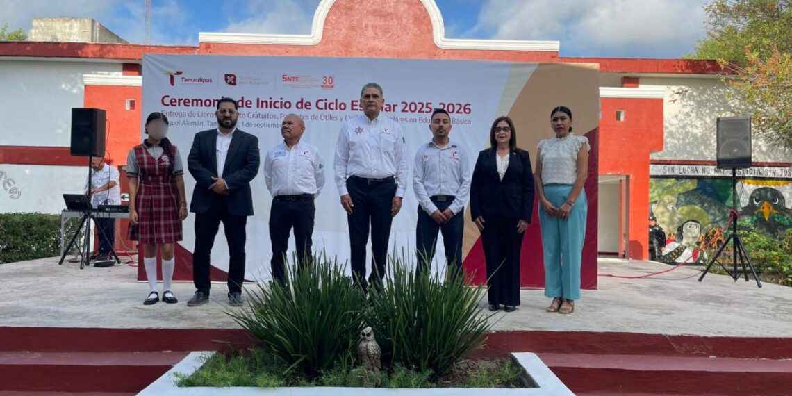 inauguración del ciclo escolar en Tamaulipas