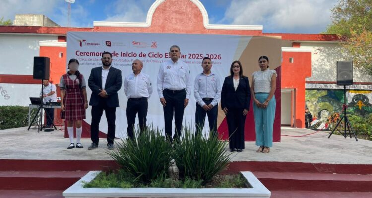 inauguración del ciclo escolar en Tamaulipas