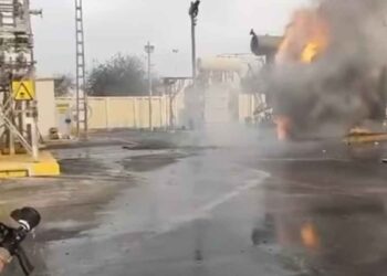 _incendio subestación CFE en Monterrey