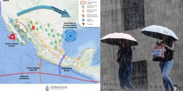 lluvias y vientos en México