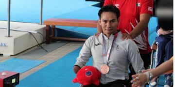 medalla de bronce paranatación
