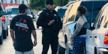 niño deambulando solo en Matamoros