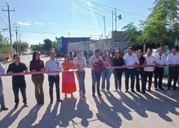 obras de pavimentación en Nuevo Laredo