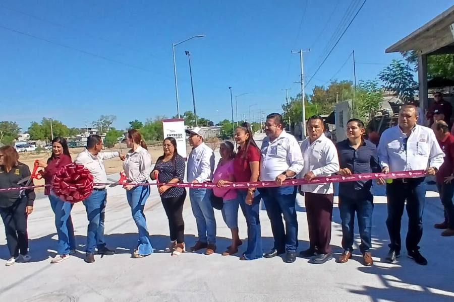 obras de pavimentación en Nuevo Laredo