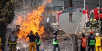 protege a su nieta en Iztapalapa
