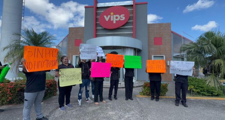 protesta en vips tampico