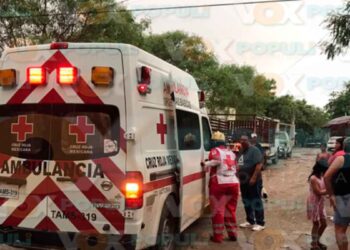 _se impacta contra camión Victoria