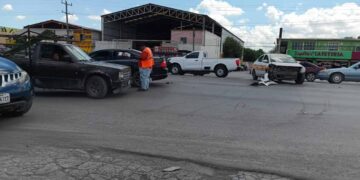 se registra choque Matamoros