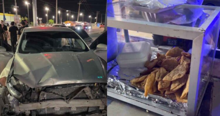 se salva tras accidente en Matamoros