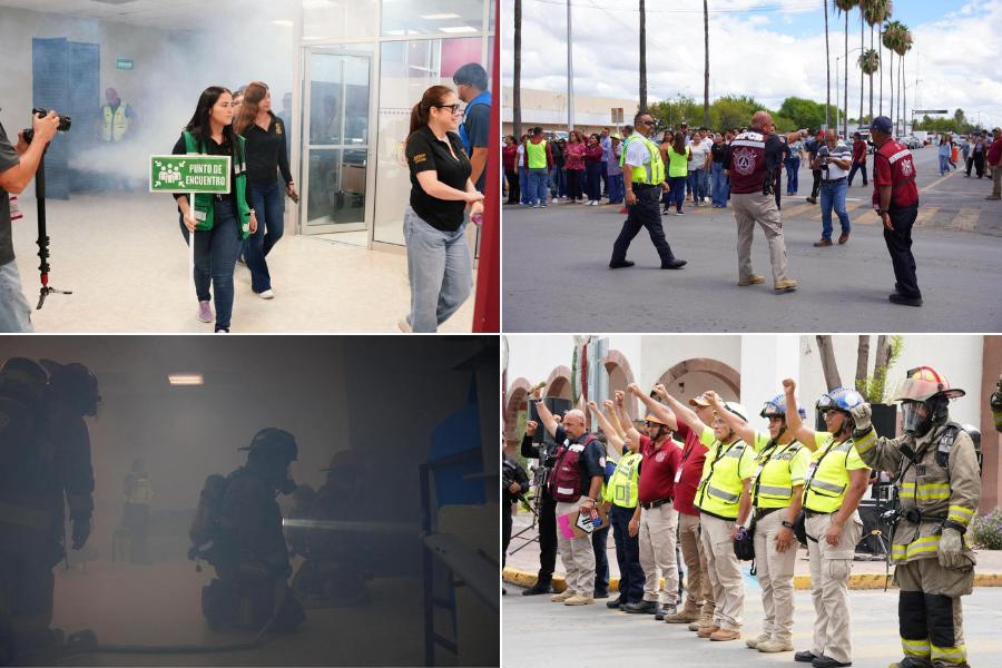segundo simulacro nacional en nuevo laredo