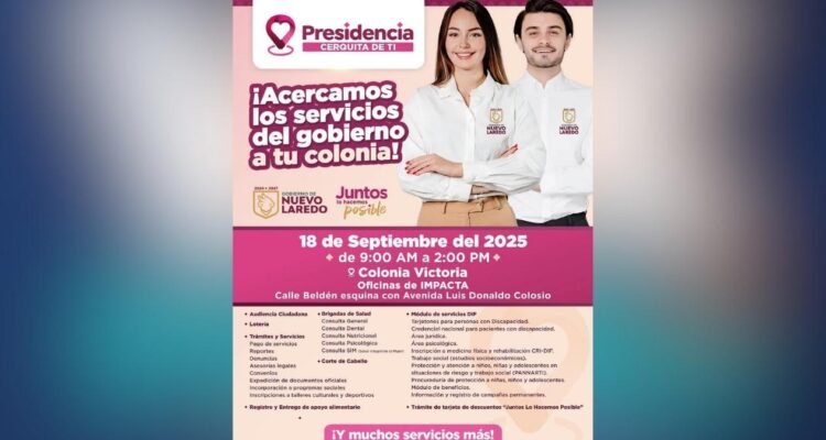 servicios municipales gratuitos Nuevo Laredo