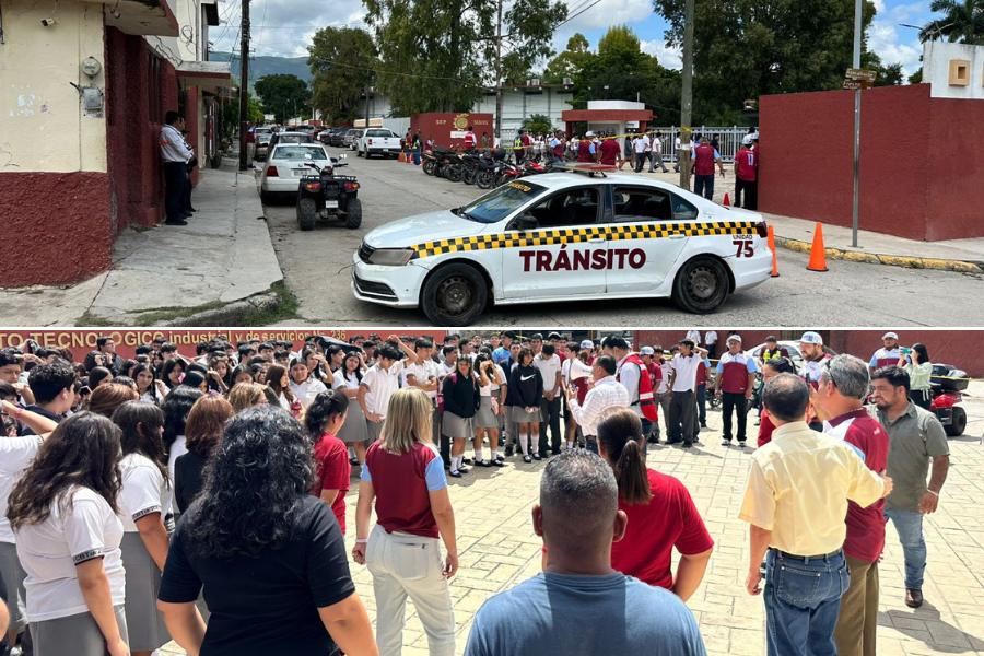 simulacro nacional en cbtis 236