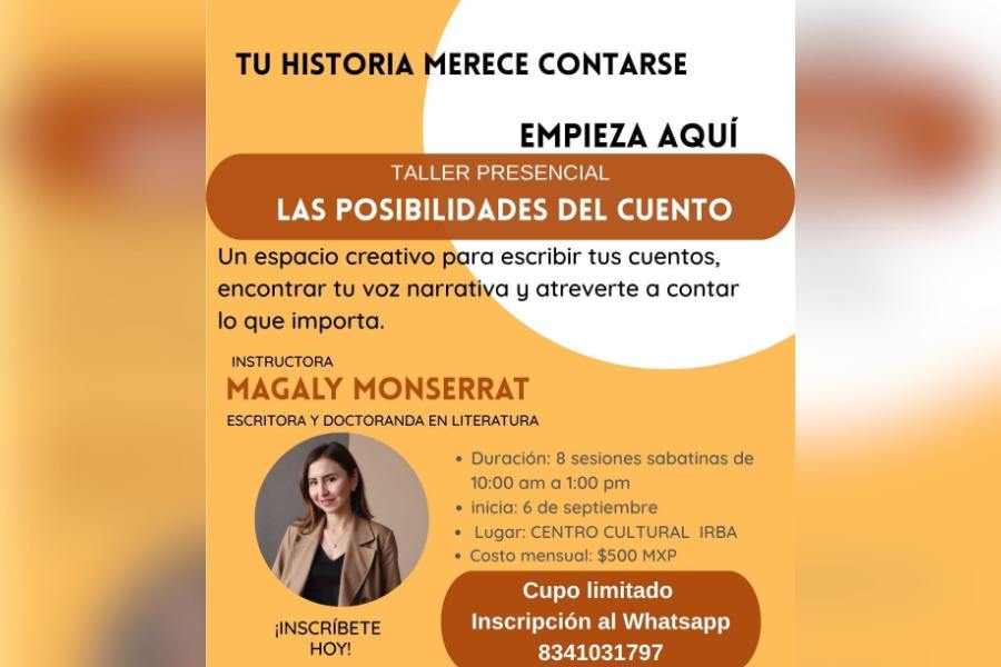 taller literario en Tampico