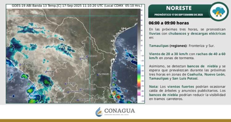 ¿Chubascos y calor se presentarán en el clima de Tamaulipas?