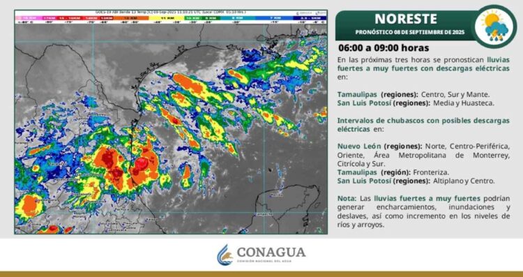 ¿Continuarán las lluvias en Tamaulipas HOY?