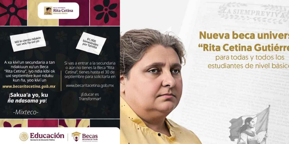 ¿Cuál es el último día para realizar el registro a la Beca Rita Cetina en este mes de septiembre?
