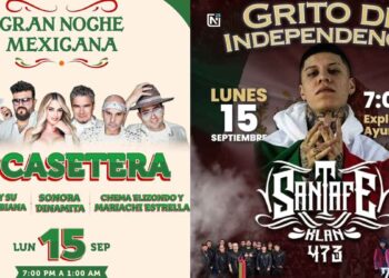 ¿Cuáles artistas estarán en el Grito de Independencia en Nuevo León?