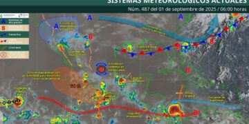 ¿Cuáles estados serán afectados con lluvias debido a un frente frío y el monzón mexicano?